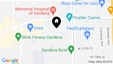 Map of 15411 S Berendo Avenue, Gardena CA, 90247