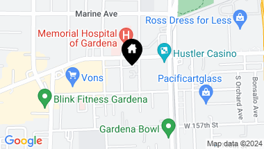Map of 15305 S Berendo Avenue 11, Gardena CA, 90247