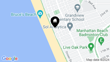 Map of 2308 The Strand, Manhattan Beach CA, 90266