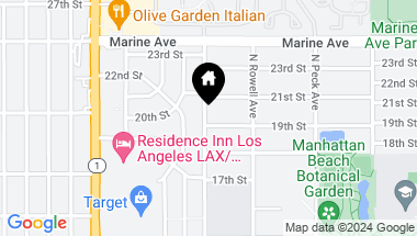 Map of 1301 19th Street, Manhattan Beach CA, 90266