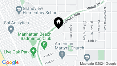 Map of 677 19th Street, Manhattan Beach CA, 90266