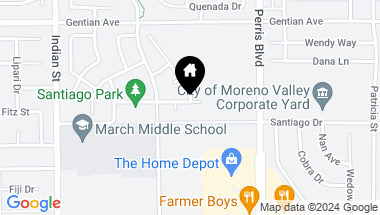Map of 24871 Tiger Avenue, Moreno Valley CA, 92551