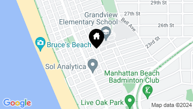 Map of 2400 Alma Avenue, Manhattan Beach CA, 90266