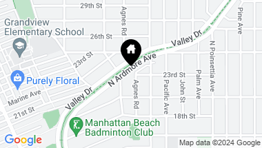 Map of 2216 N Ardmore Avenue, Manhattan Beach CA, 90266