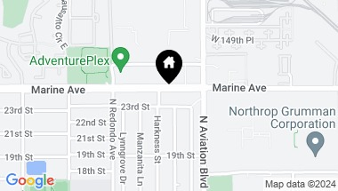 Map of 1812 Marine Avenue, Manhattan Beach CA, 90266