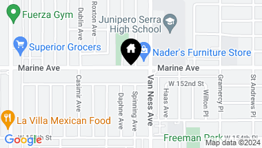 Map of 2302 Marine Avenue, Gardena CA, 90249