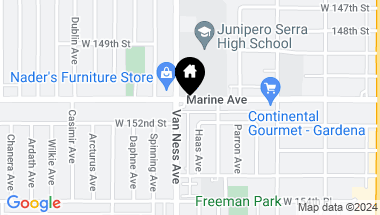 Map of 2128 Marine Avenue, Gardena CA, 90249