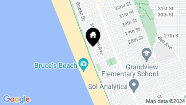 Map of 2804 The Strand, Manhattan Beach CA, 90266