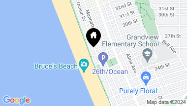Map of 2804 The Strand, Manhattan Beach CA, 90266