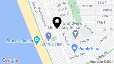 Map of 2712 Highland Avenue, Manhattan Beach CA, 90266
