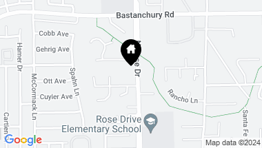 Map of 4443 Rose Drive, Yorba Linda CA, 92886