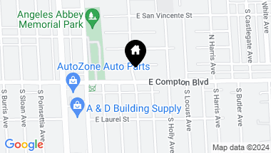 Map of 1811 E Compton Boulevard, Compton CA, 90221