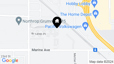 Map of 5402 W 149th Place 10, Hawthorne CA, 90250