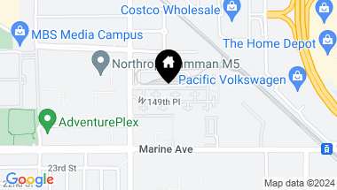 Map of 5507 W 149th Place 15, Hawthorne CA, 90250
