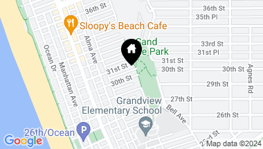 Map of 469 30th Street, Manhattan Beach CA, 90266