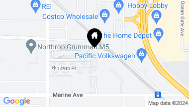 Map of 5400 W 149th Place 18, Hawthorne CA, 90250