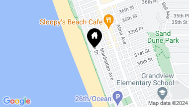 Map of 3216 The Strand, Manhattan Beach CA, 90266