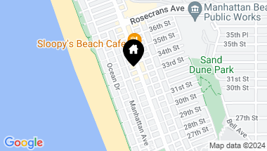 Map of 221 33rd Street, Manhattan Beach CA, 90266