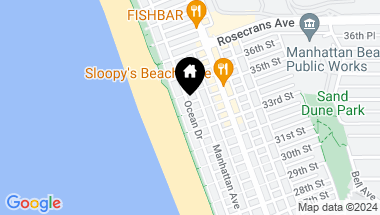 Map of 3404 The Strand, Manhattan Beach CA, 90266