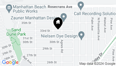 Map of 716 33rd Street, Manhattan Beach CA, 90266