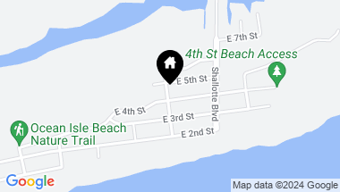 Map of 419 E Fourth Street, Ocean Isle Beach NC, 28469
