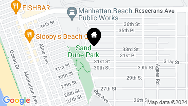 Map of 562 33rd Street, Manhattan Beach CA, 90266