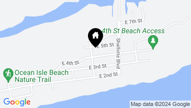 Map of 421 E Fourth Street, Ocean Isle Beach NC, 28469
