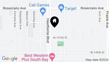 Map of 14600 Hawthorne Boulevard, Lawndale CA, 90260