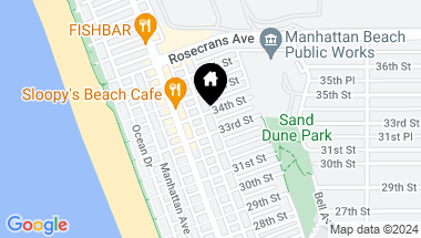 Map of 3317 Vista Drive, Manhattan Beach CA, 90266