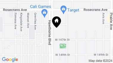 Map of 14524 Hawthorne Boulevard, Lawndale CA, 90260