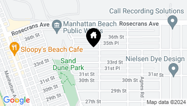 Map of 590 35th, Manhattan Beach CA, 90266