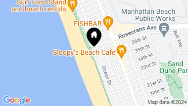 Map of 3608 The Strand, Manhattan Beach CA, 90266