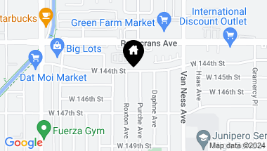 Map of 2510 W 144th Street, Gardena CA, 90249