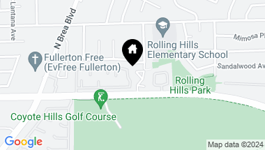 Map of 2733 Torrey Pine Drive 16, Fullerton CA, 92835