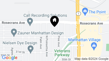 Map of 3528 Walnut Avenue, Manhattan Beach CA, 90266