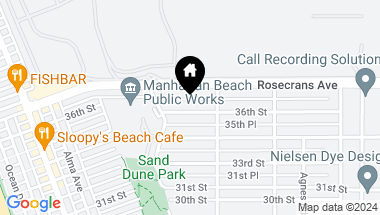 Map of 577 36th Street, Manhattan Beach CA, 90266