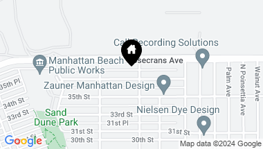 Map of 657 36th Street, Manhattan Beach CA, 90266