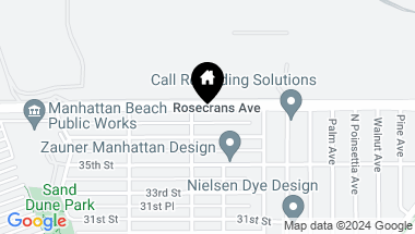 Map of 716 Rosecrans Avenue, Manhattan Beach CA, 90266