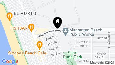 Map of 502 Rosecrans Avenue A, Manhattan Beach CA, 90266