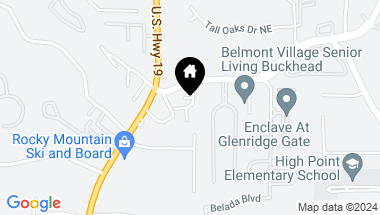 Map of 5205 Glenridge Drive, Sandy Springs GA, 30342