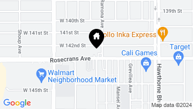 Map of 4613 W Rosecrans Avenue, Hawthorne CA, 90250