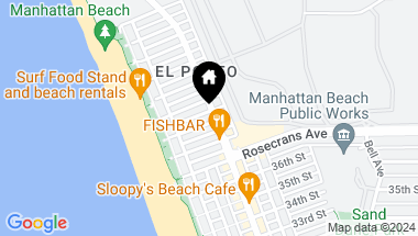 Map of 3901 Highland Avenue, Manhattan Beach CA, 90266