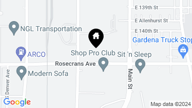 Map of 223 W Rosecrans Avenue, Gardena CA, 90248