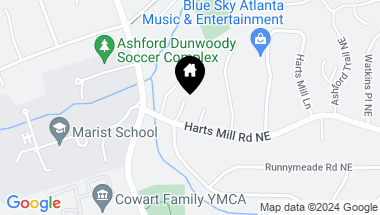Map of 3769 Wasson Way, Atlanta GA, 30319