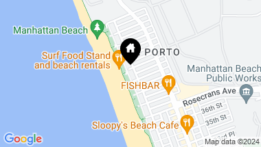 Map of 4016 The Strand, Manhattan Beach CA, 90266
