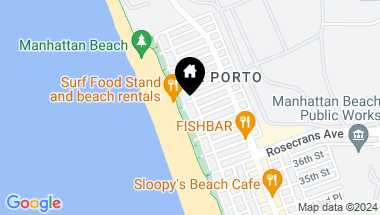 Map of 4018 The Strand, Manhattan Beach CA, 90266
