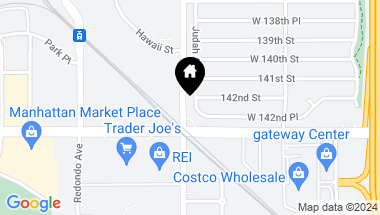 Map of 5550 W 142nd Place, Hawthorne CA, 90250