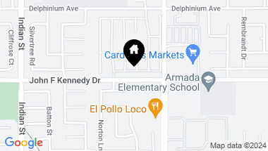 Map of 24895 Castlebrook Avenue, Moreno Valley CA, 92553