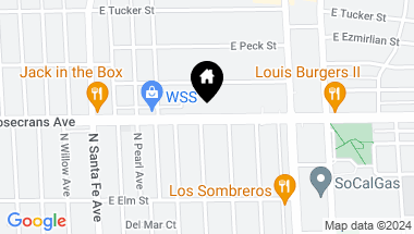 Map of 1035 E ROSECRANS Avenue, CA, 90221