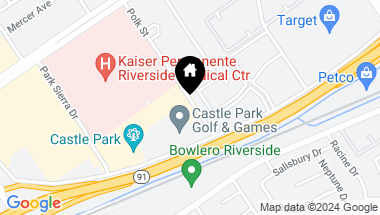 Map of 0 Polk Street, Riverside CA, 92505